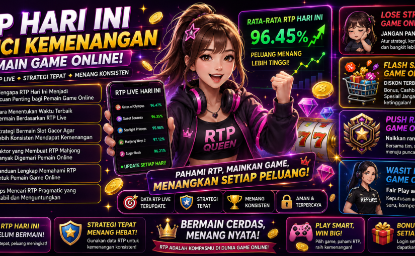 Mengapa RTP Hari Ini Menjadi Acuan Penting bagi Pemain Game Online